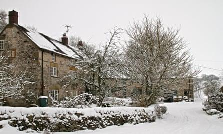 Tom’s Barn in the snow