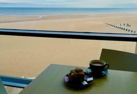 Scone with a view at Brid Spa.