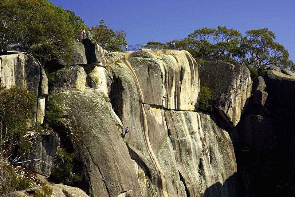 Australien: Der Mount Buffalo-Nationalpark zählt zu den ältesten Schutzgebieten in den australischen Alpen und wird von den Flüssen Buffalo River und Ovens River begrenzt