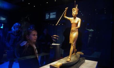 Tutankhamun: Treasures of the Golden Pharaoh at the Saatchi Gallery.