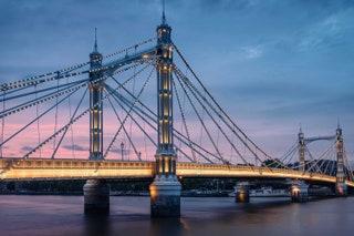 Albert Bridge     There are few sights in London more spectacular than the Albert Bridge which connects Chelsea on the...