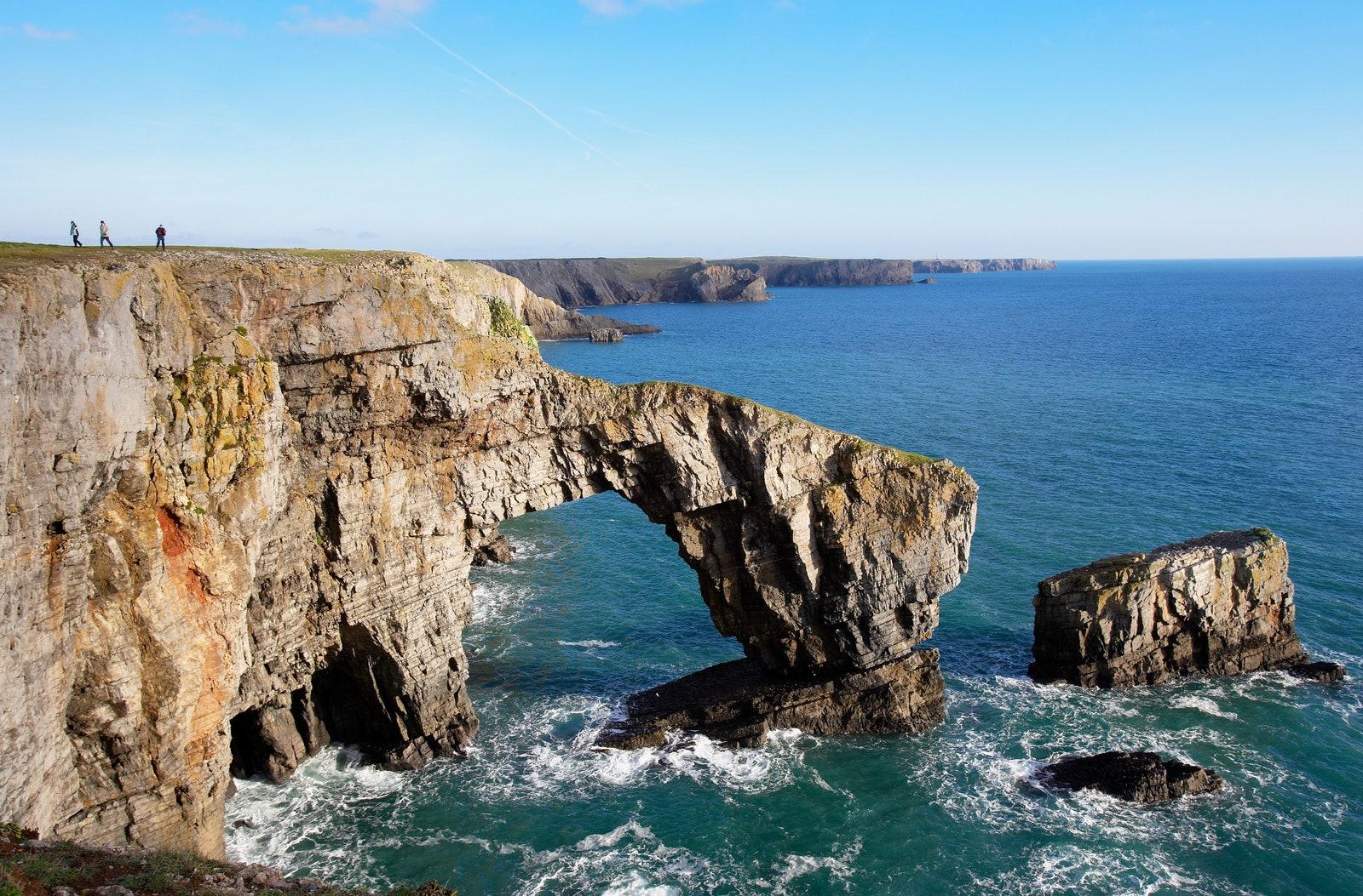 Green Bridge  Flimston Bay South Pembrokeshire